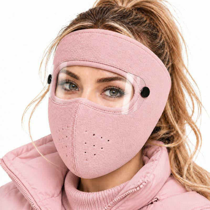 Cookavelle® Fleece-Lined Winter Face Mask with Detachable Goggles upsell