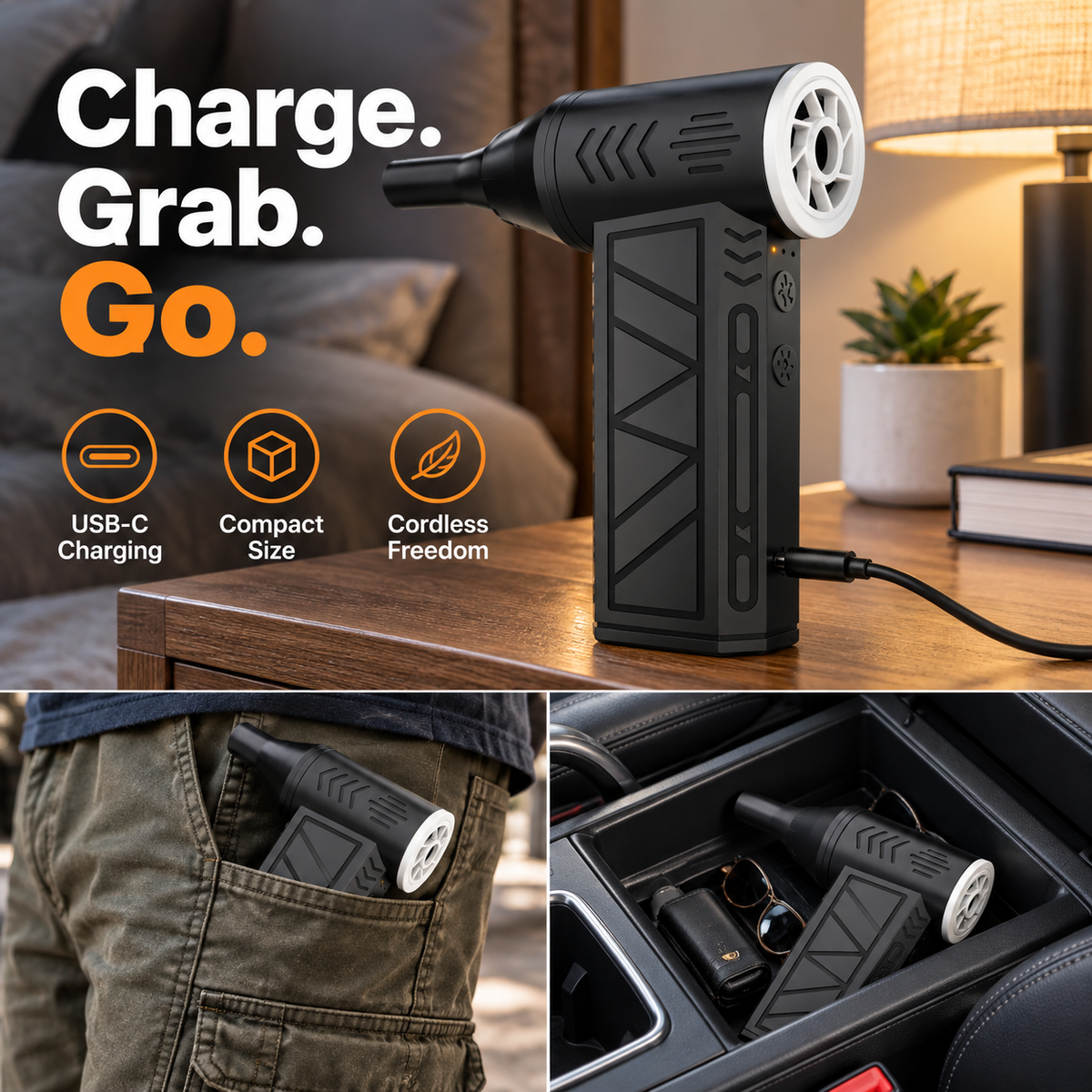 🌪️ 2-In-1 Electric Air Duster & Vacuum Cleaner