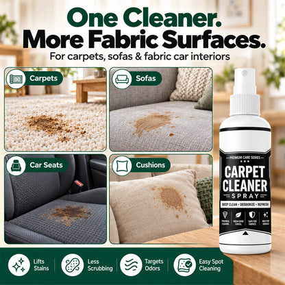 🧼Deep Clean Carpet & Upholstery Spray – Target Stains on Rugs, Sofas & Car Seats