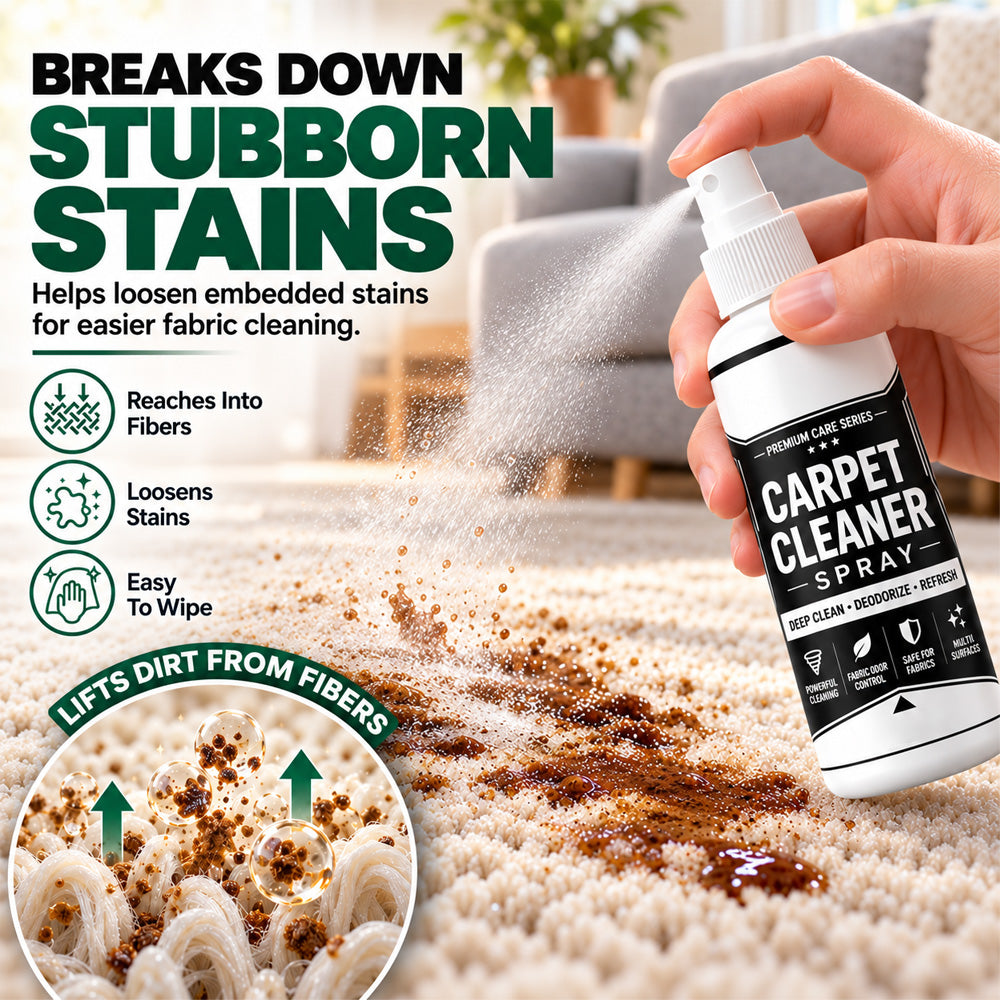 🧼Deep Clean Carpet & Upholstery Spray – Target Stains on Rugs, Sofas & Car Seats
