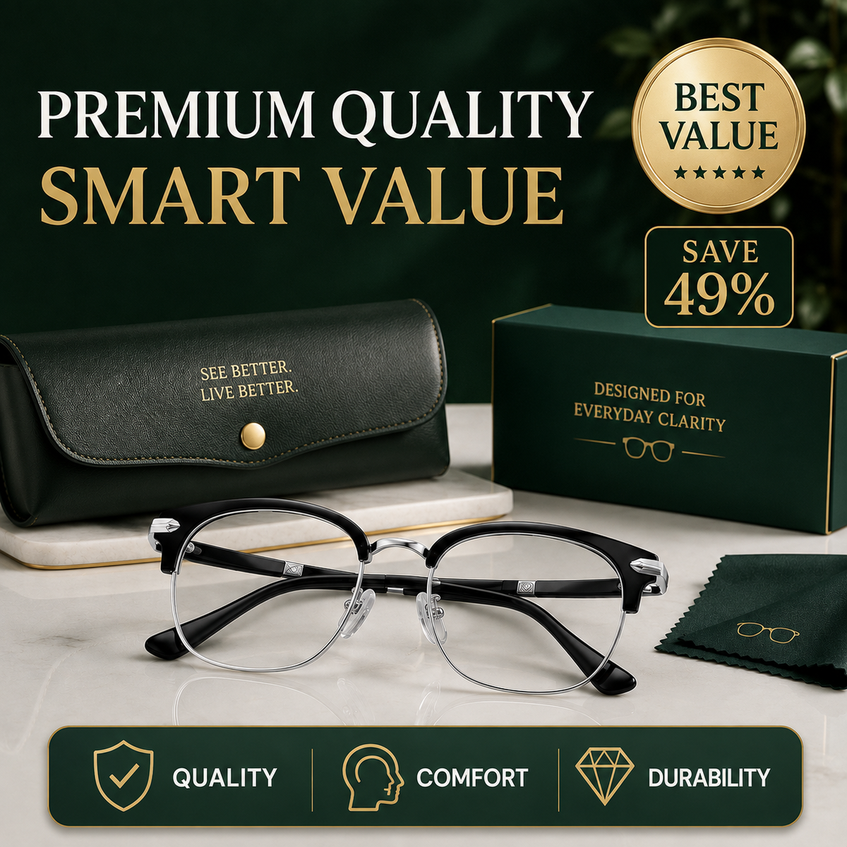 Cookavelle® Ultra Light Anti Blue Presbyopic Glasses