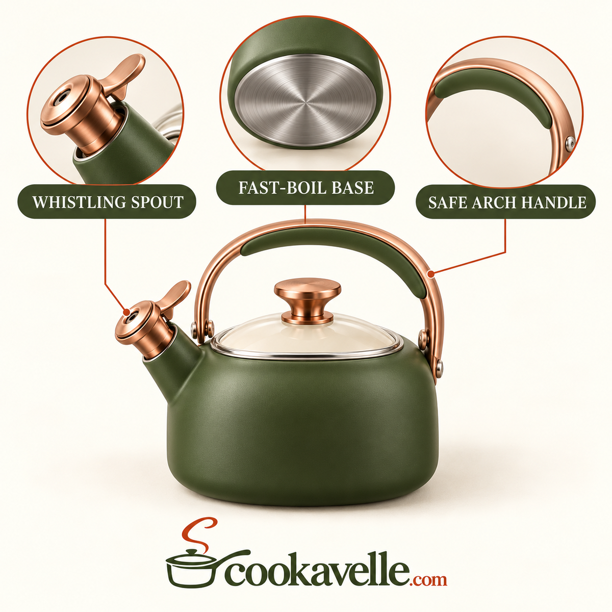 Cookavelle® Heritage Tea Kettle