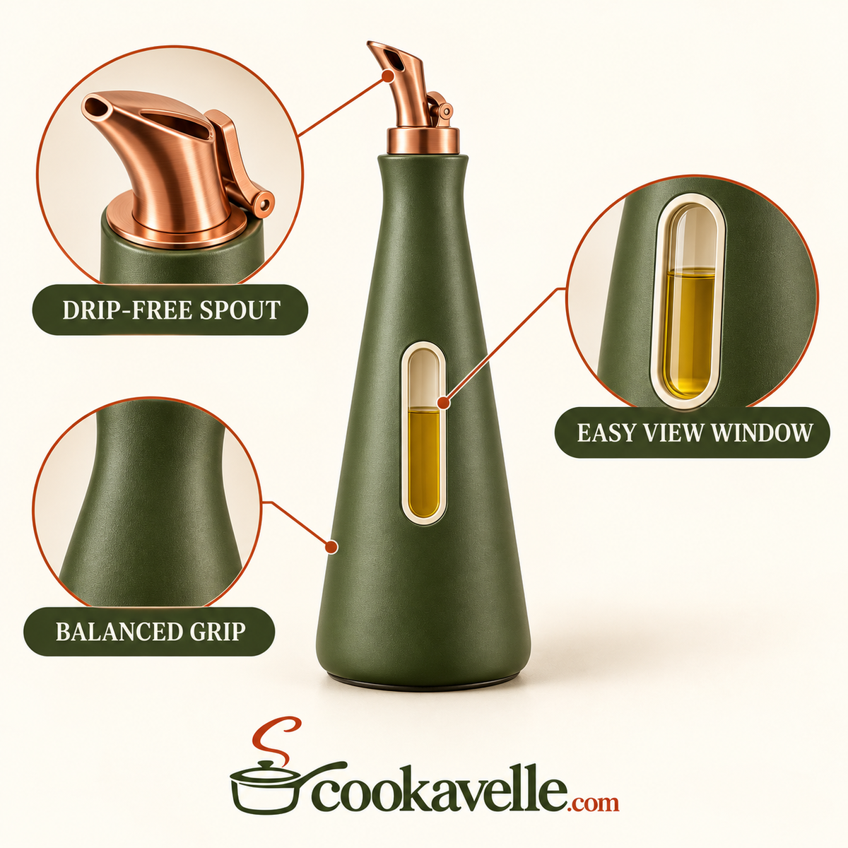 Cookavelle® Signature Oil Dispenser