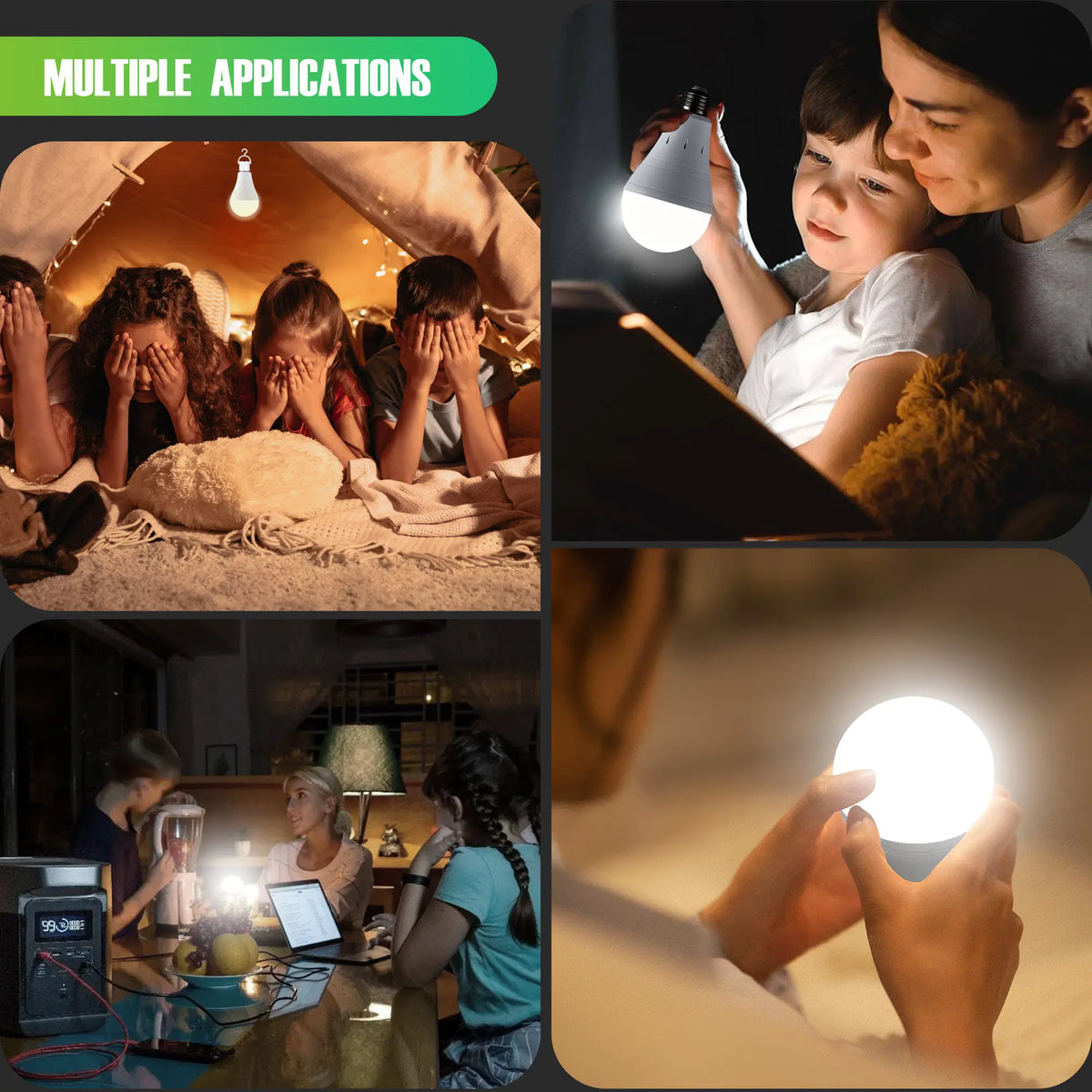 💡🔥LAST DAY 50% OFF ✨Rechargeable Emergency Light Bulbs – Stay Lit During Outages