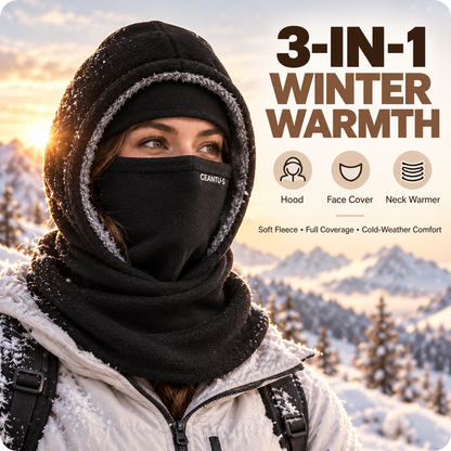 🧣🔥LAST DAY 70% OFF ✨Windproof 3-in-1 Winter Hat, Mask & Neck Warmer