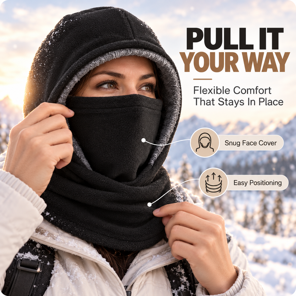 🧣🔥LAST DAY 70% OFF ✨Windproof 3-in-1 Winter Hat, Mask & Neck Warmer