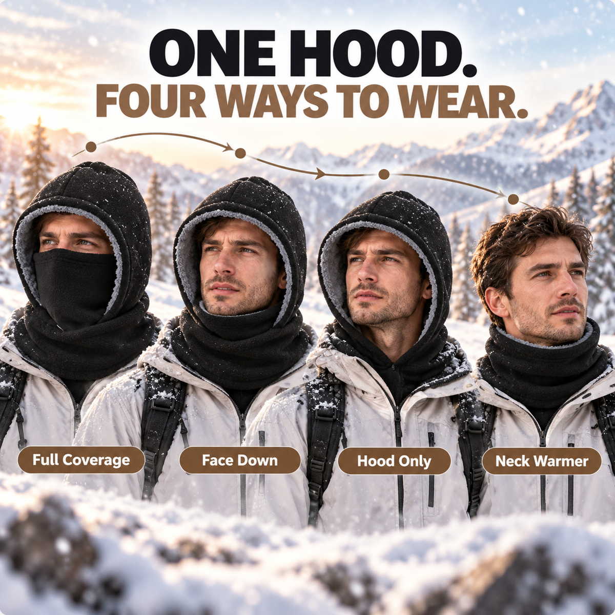 🧣🔥LAST DAY 70% OFF ✨Windproof 3-in-1 Winter Hat, Mask & Neck Warmer