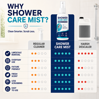 🔥LAST DAY 50% OFF ✨ Shower Limescale Remover Spray – Tackle Hard Water Buildup