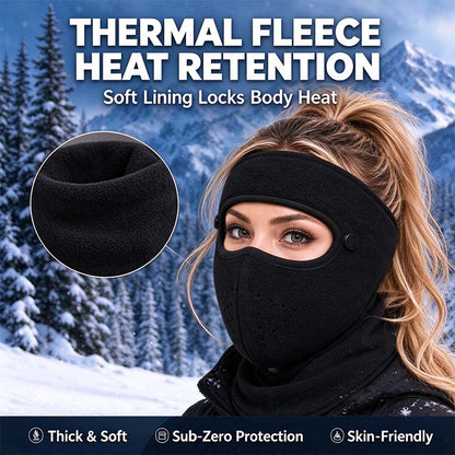 Cookavelle® Fleece-Lined Winter Face Mask with Detachable Goggles upsell