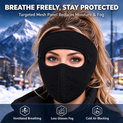 Cookavelle® Fleece-Lined Winter Face Mask with Detachable Goggles upsell