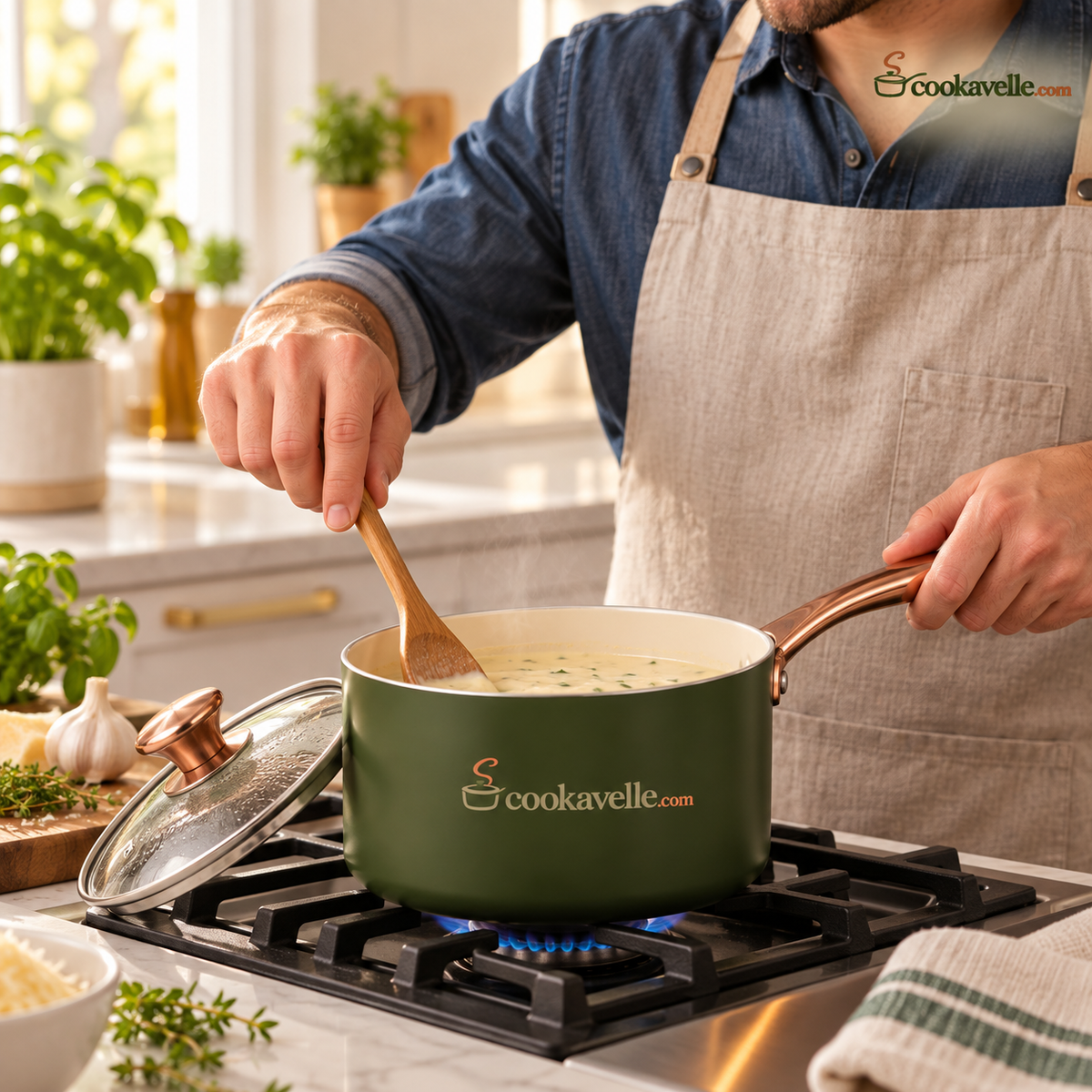 Cookavelle® Everyday Saucepan with Lid