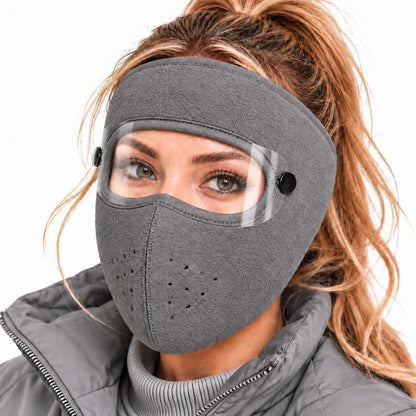 Cookavelle® Fleece-Lined Winter Face Mask with Detachable Goggles upsell
