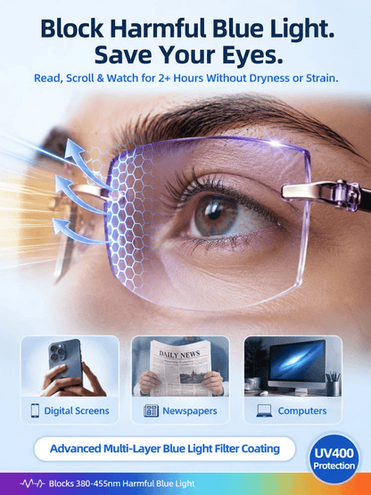 🔥LAST DAY 70% OFF ✨[Regain Your Youthful Vision] Smart Zoom Diamond-Cut Reading Glasses