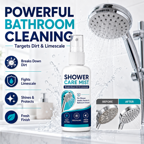 🔥LAST DAY 70% OFF ✨ Shower Limescale Remover Spray – Tackle Hard Water Buildup
